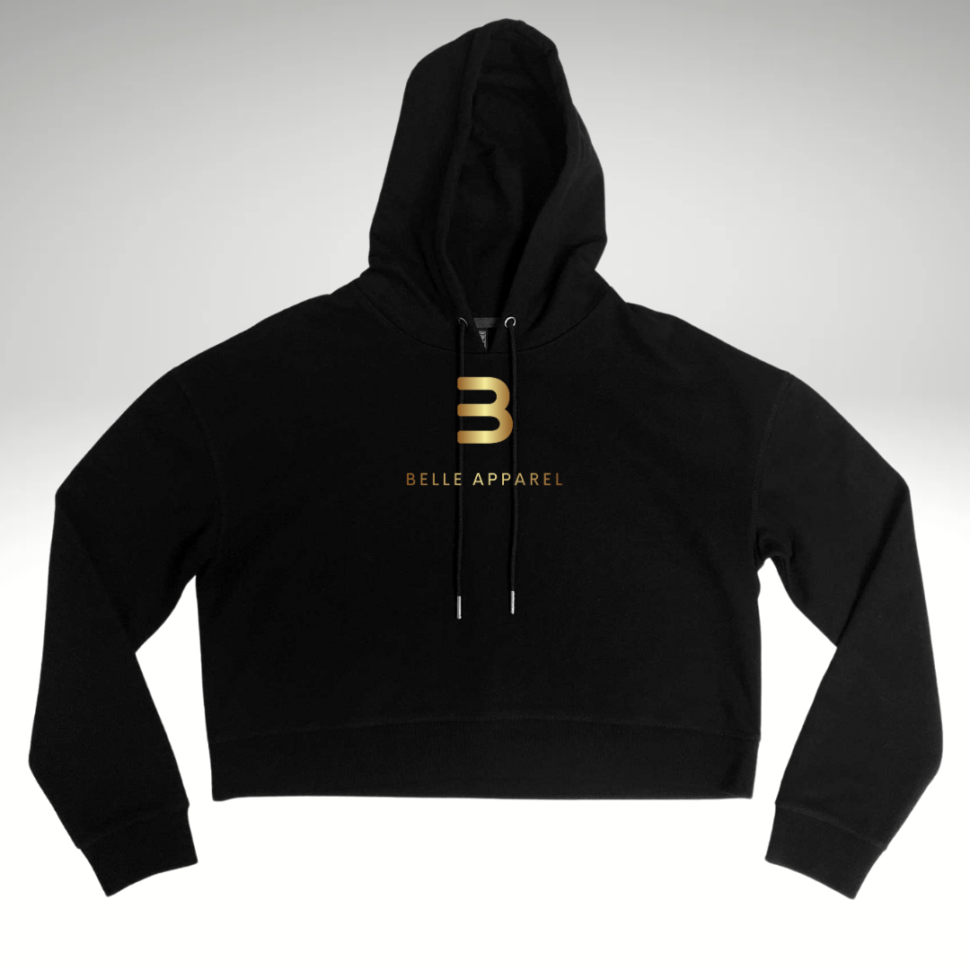Cropped scrunch hoodie best sale