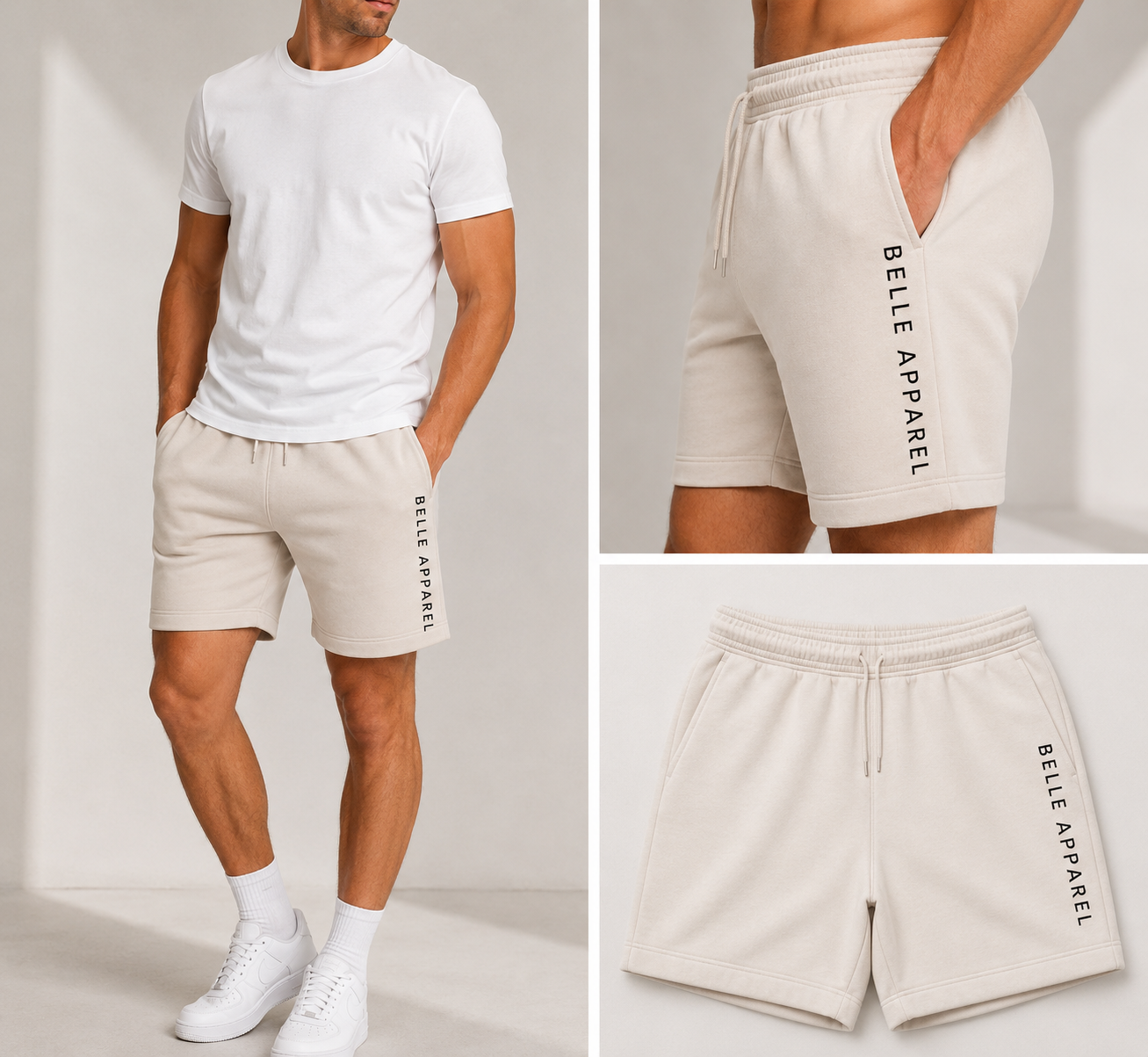 Belle Apparel Men’s Relax Track Shorts