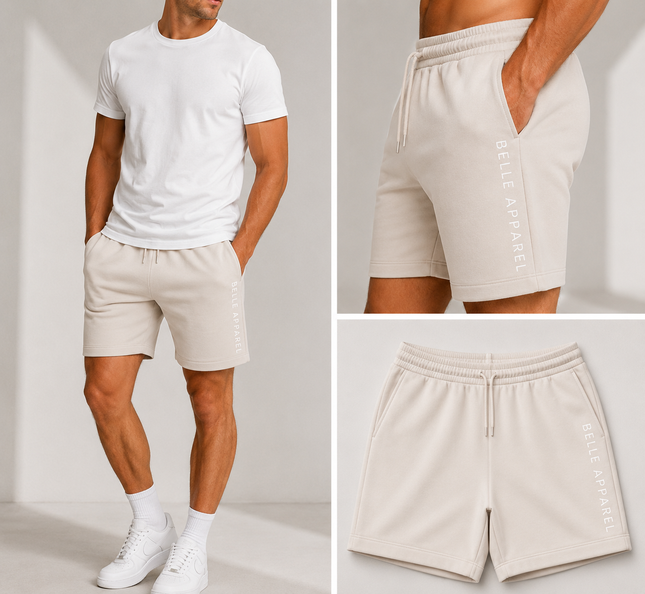Belle Apparel Men’s Relax Track Shorts