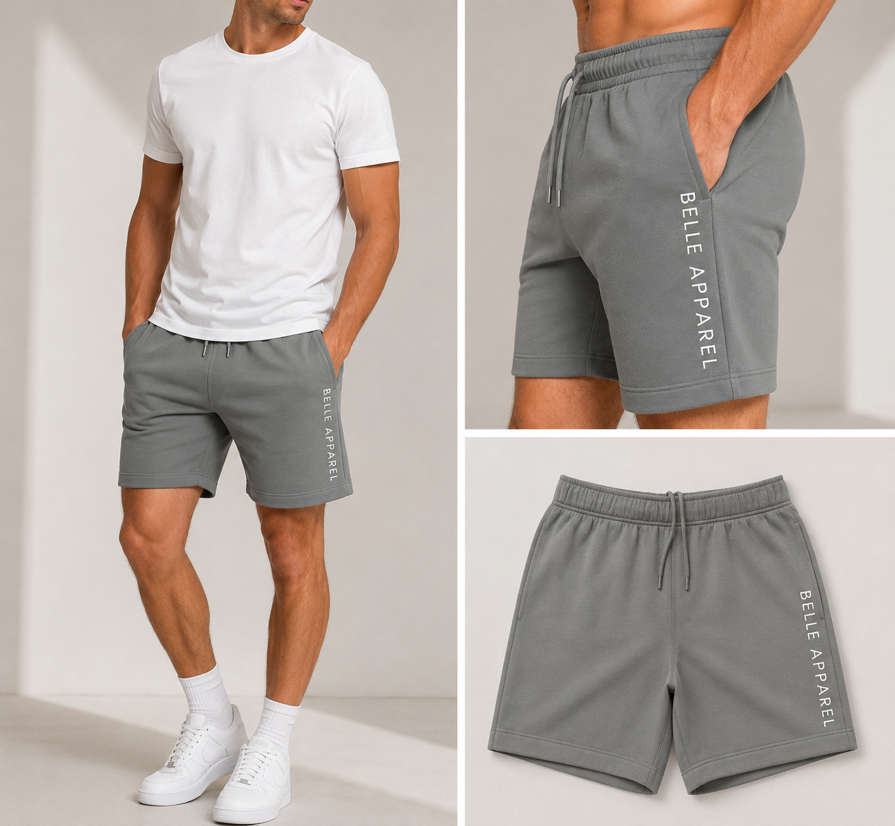 Belle Apparel Men’s Relax Track Shorts